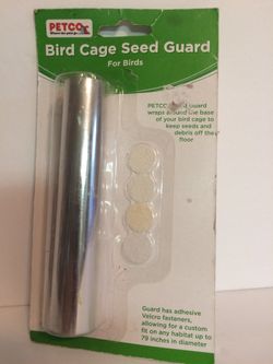 PETCO Bird Cage Seed Guard (Wrap and Velcro Fasteners)