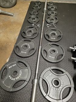 Olympic Bar And Weights 