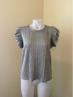 Nicole Miller metallic top