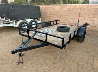 Utility trailer 12x6.5 single axle