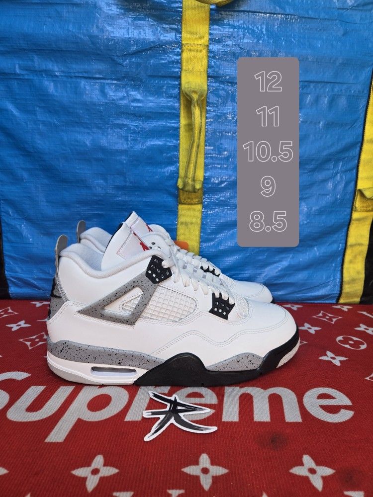 Air Jordan 4 Retro White Cement