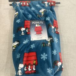 Peanuts Snoopy Holiday Throw Blankets Christmas