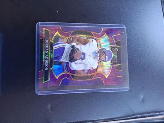Jordan Addison Numbered Select Prism Card