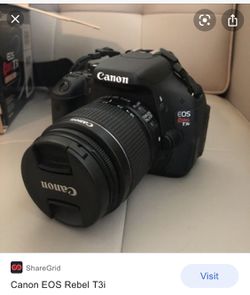 Canon t3i with 3 lens