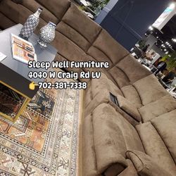 🙋‍♂️Power Reclining Sectional, 👉Furniture Queen Bedroom, Bunk Beds, Dining Table Avail 
