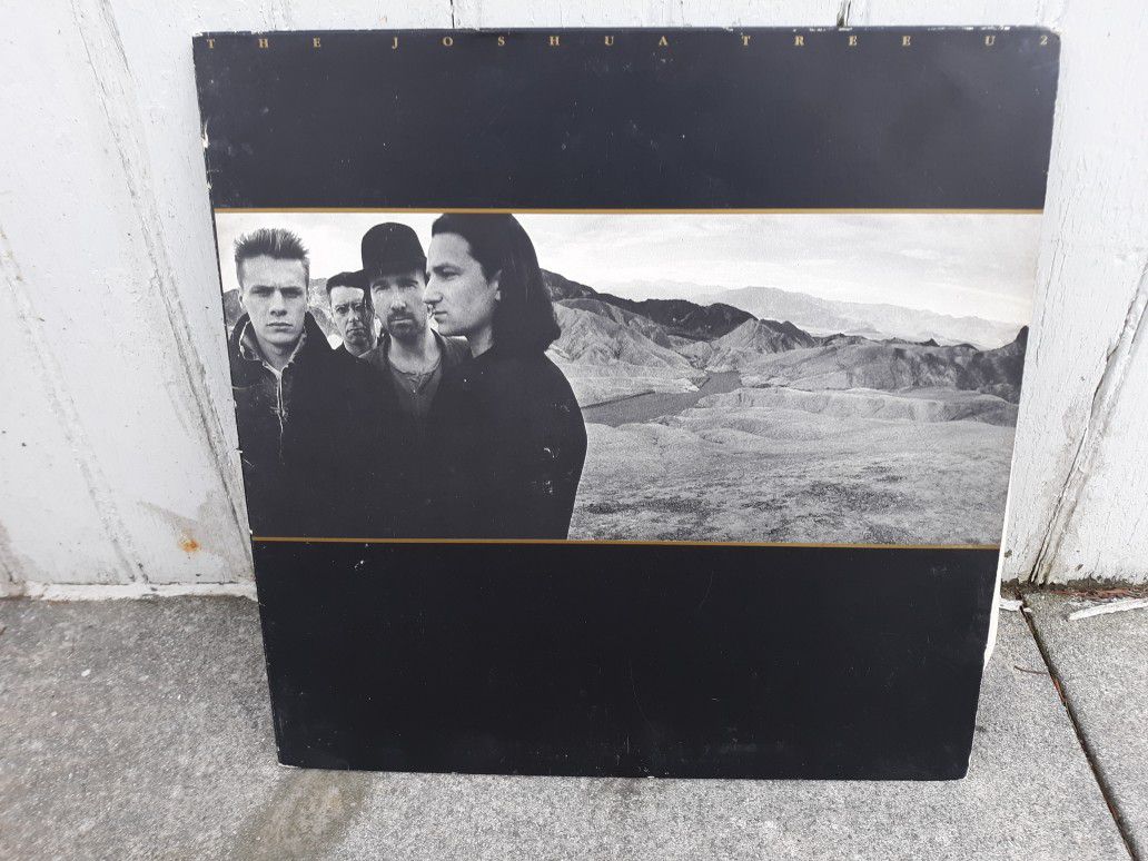 U2 the jushua tree vinyl record lp