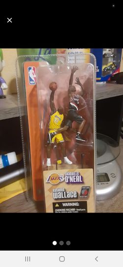 Shaquille O'Neal Rasheed Wallace McFarlane figures
