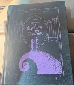New Hardcover Tim Burton's The Nightmare Before Christmas Book