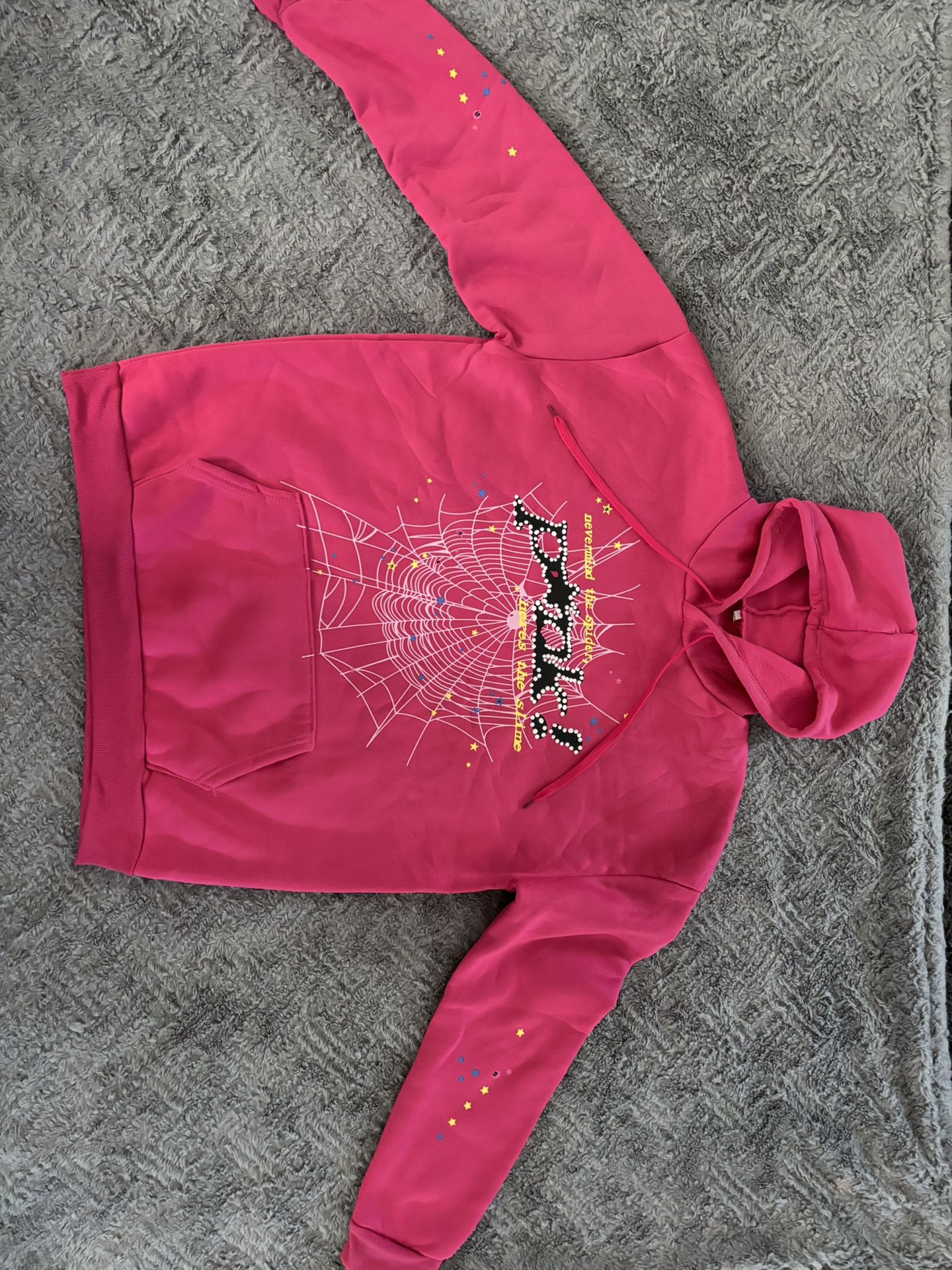 Pink Spider Hoodie