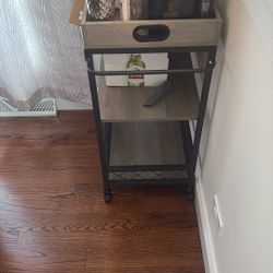 Bar Cart With Wheels 