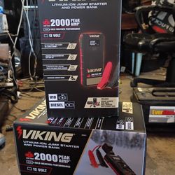 Viking Lithium Ion Jump Starter And Power Bank