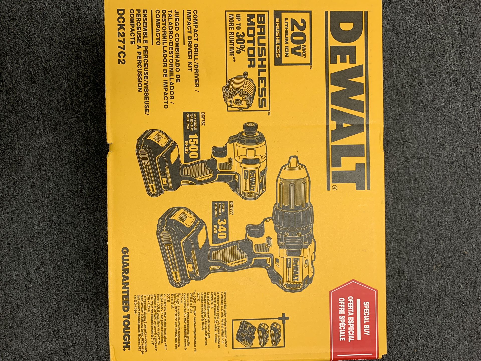 Dewalt Impact/Compact Drill Set