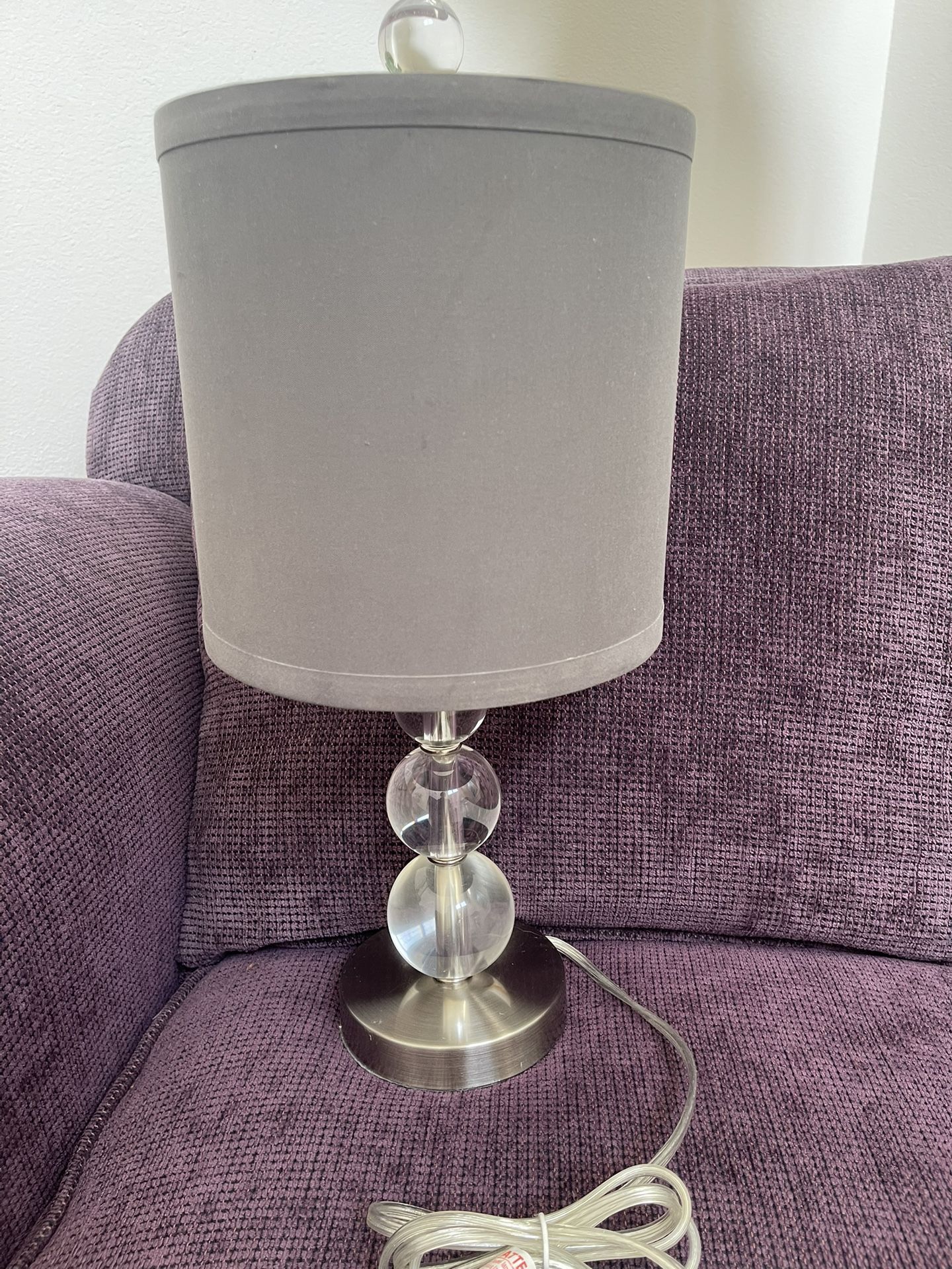Deck Lamp, with bulb, working great, 18” high 