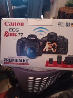 Cannon camera kit eos rebel t7