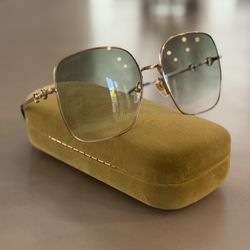 Gucci Horsebit Square Sunglasses