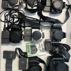 Each - $20 - Canon Digital SLR Camera With Battery And Charger 