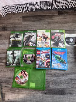 Xbox one and Wii games $5 each