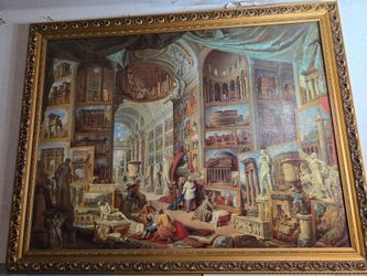 Giovanni Paolo Panini's 1758 painting, "Gallery of Views of Ancient Rome".