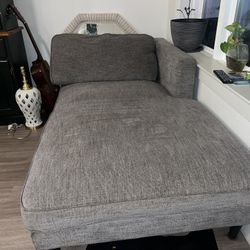 Gray Chaise Chair