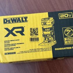 DEWALT 20V MAX XR Cordless Brushless Fixed Base Compact Router (Tool Only)