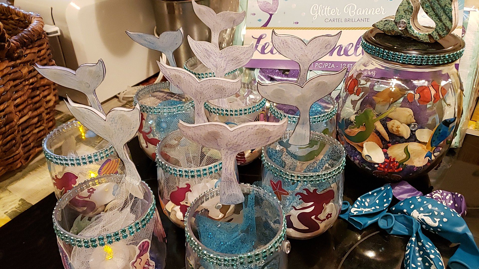 Mermaide party table decore