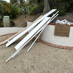 FREE Closet Rods & Shelves