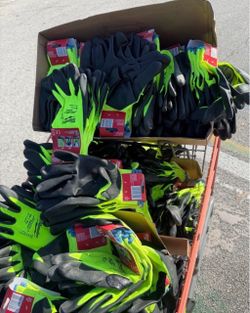 Milwaukee High Visibility Cut Level 2 Polyurethane Gloves 10” XL Green