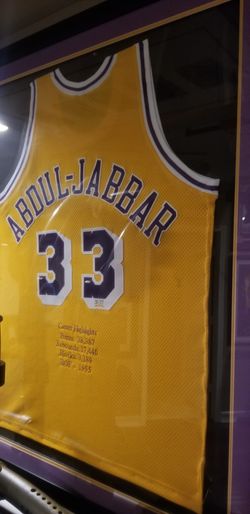 Kareem Abdul Jabbar Lakers Upper Deck Limited Edition UDA 30/33 not 💜💛 Kobe Bryant Lebron James MJ Jordan Panini Jersey Basketball