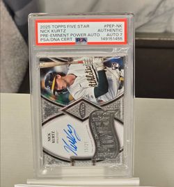 2025 Topps Five Star Nick Kurtz Auto /25