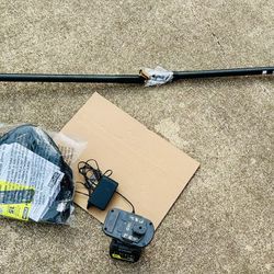 RYOBI ONE+ HP 18V Brushless Whisper Series 15 in. Cordless Battery String Trimmer with Battery and Charger  ( BRAND NEW) 