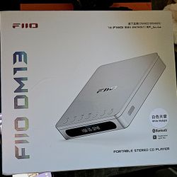 BNIB FIIO DM13 Portable Bluetooth Stereo CD Player/Rip/Burn
