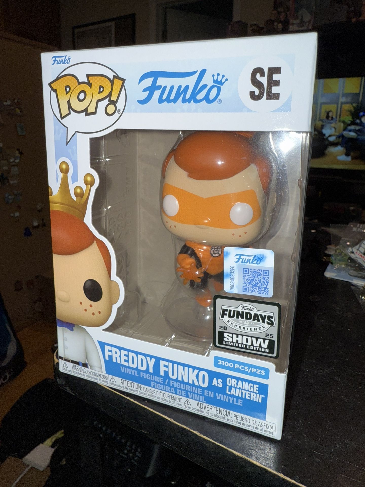 2025 Funko Fundays Pop DC Freddy As Orange Lantern