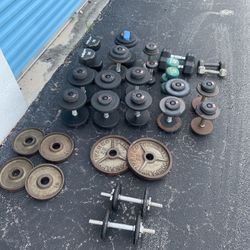 Over 530 Pounds Of Weight Lifting 🏋️‍♂️ Equipment! 