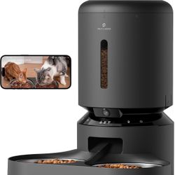 Automatic Cat /dog Feeder with Camera for Two Cats,/dogs