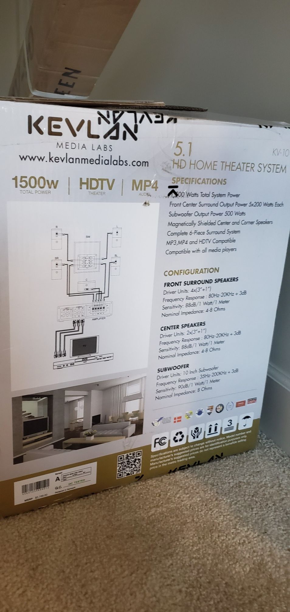 IN HOME PROJECTOR SETUP MSRP-$4,356