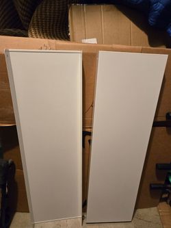 New White Shelves / Cabinet Panels – Set of 2