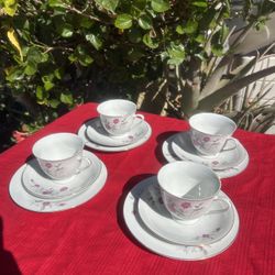 VintageTeacups, Saucers, And Plates