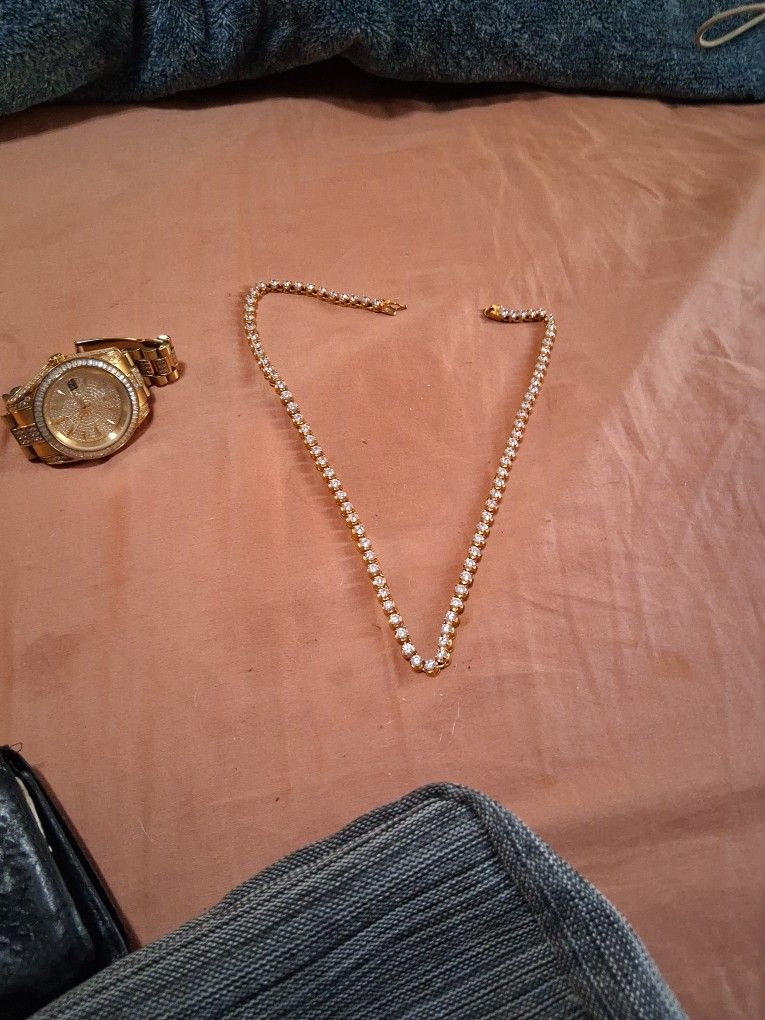 Gold Kink Ice Chain