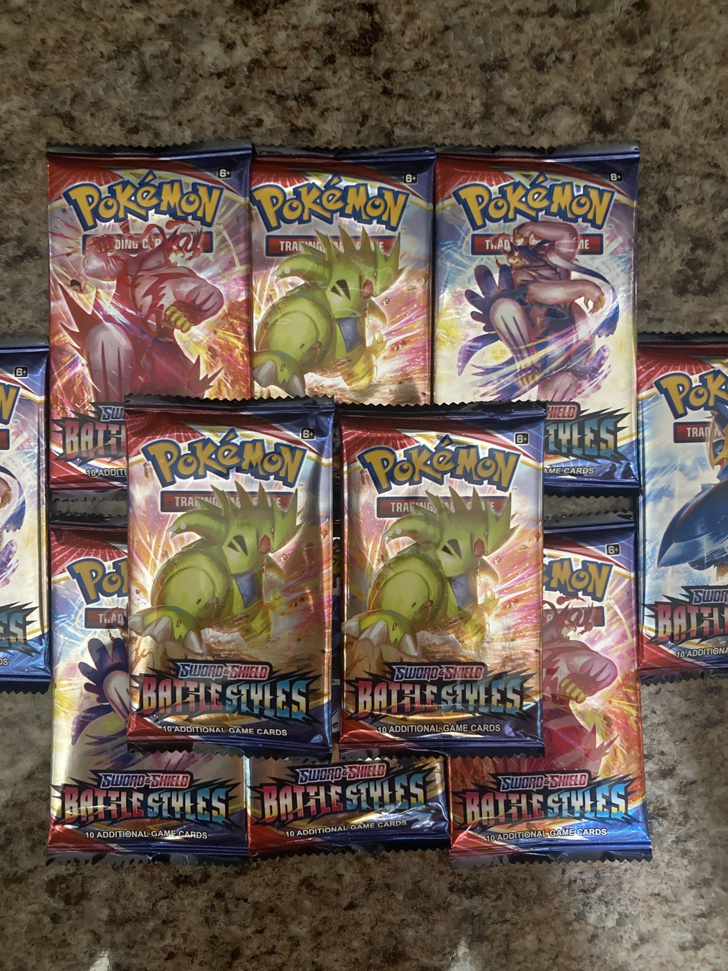 Pokemon Sword & Shield Battle Styles - 10 Packs - New