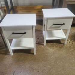 Beautiful Set Of Two Night Stands With Drawer(New In Box)