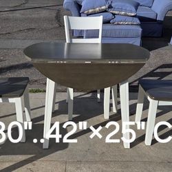 5 Piece Drop Leaf Dining Set