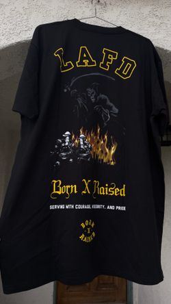 BXR BORN RAISED LAFD COLLAB SZ 2XL  LOS ANGELES SUPREME STUSSY NIKE