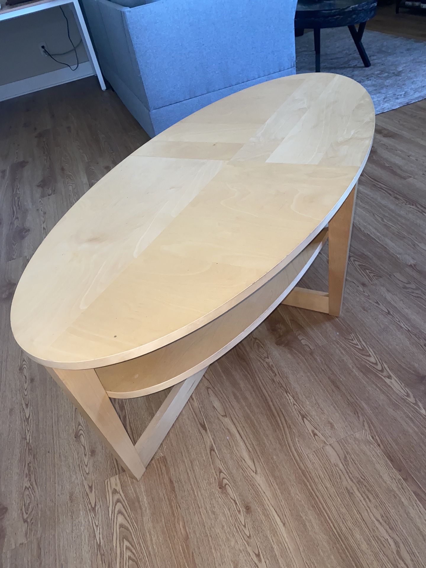 Ikea Oval Coffee Table