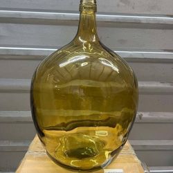 Glass Flower Floor Vase Extra Large 21" Tall Hand Blown Table Decor Home Decor NEW IN BOX!