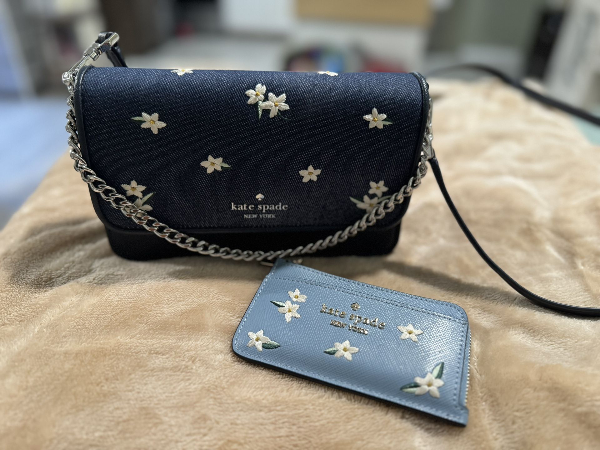 Kate Spade Small Flap Crossbody And Wallet