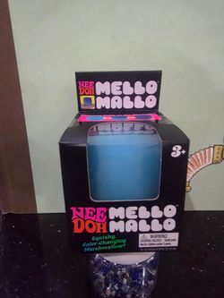 Needoh mellow mallo color changing blue squishy