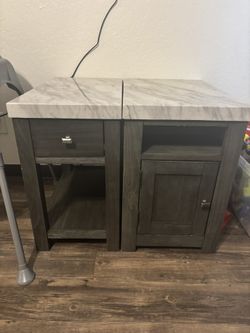 Real Wood Side Tables