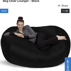 Huge 8ft Bean Bag Chair With Foot Rest