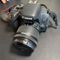 Canon EOS Rebel T7i Digital SLR Camera with 18-55mm Lens