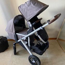 Uppababy Vista V2 Stroller With Bassinet Theo